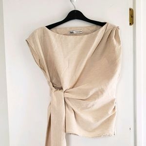 ZARA asymetrical top